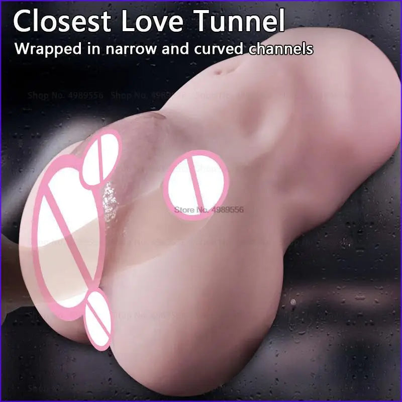 Fake Pussy Dolls Silicone Men Masturbator Man Adult Sex Products Hentai Sextoy Male Masterbator Toys for Couples Intimate Vagina