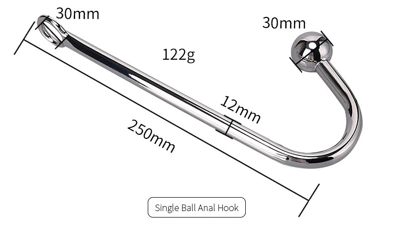 1pcs, BDSM metal anal hook, flirtatious masturbation vaginal hook, BDSM accessories, adult sex toys