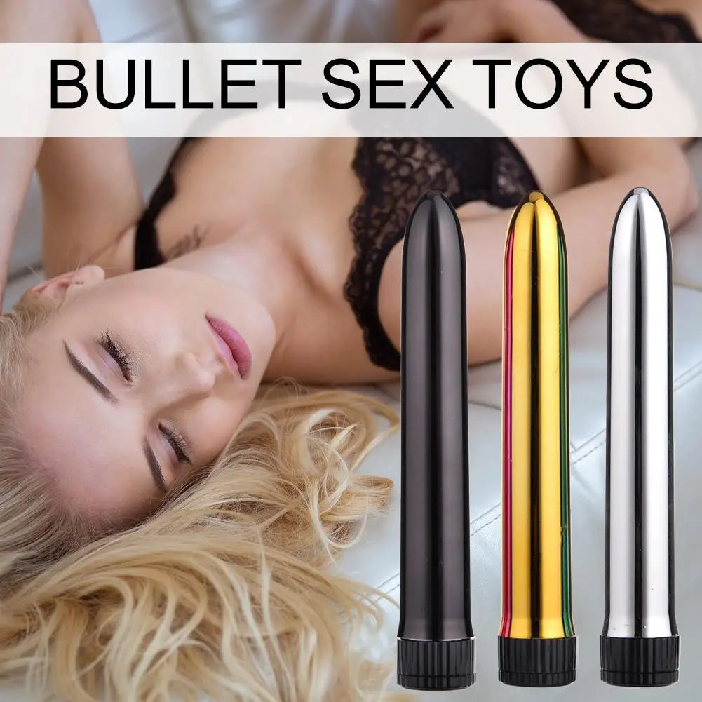 7Inch Vibrating Dildo for Women, Portable Bullet Vibrador Dildo Vibrator Clitoris Stimulator G-spot Massager Sex Toy Masturbator