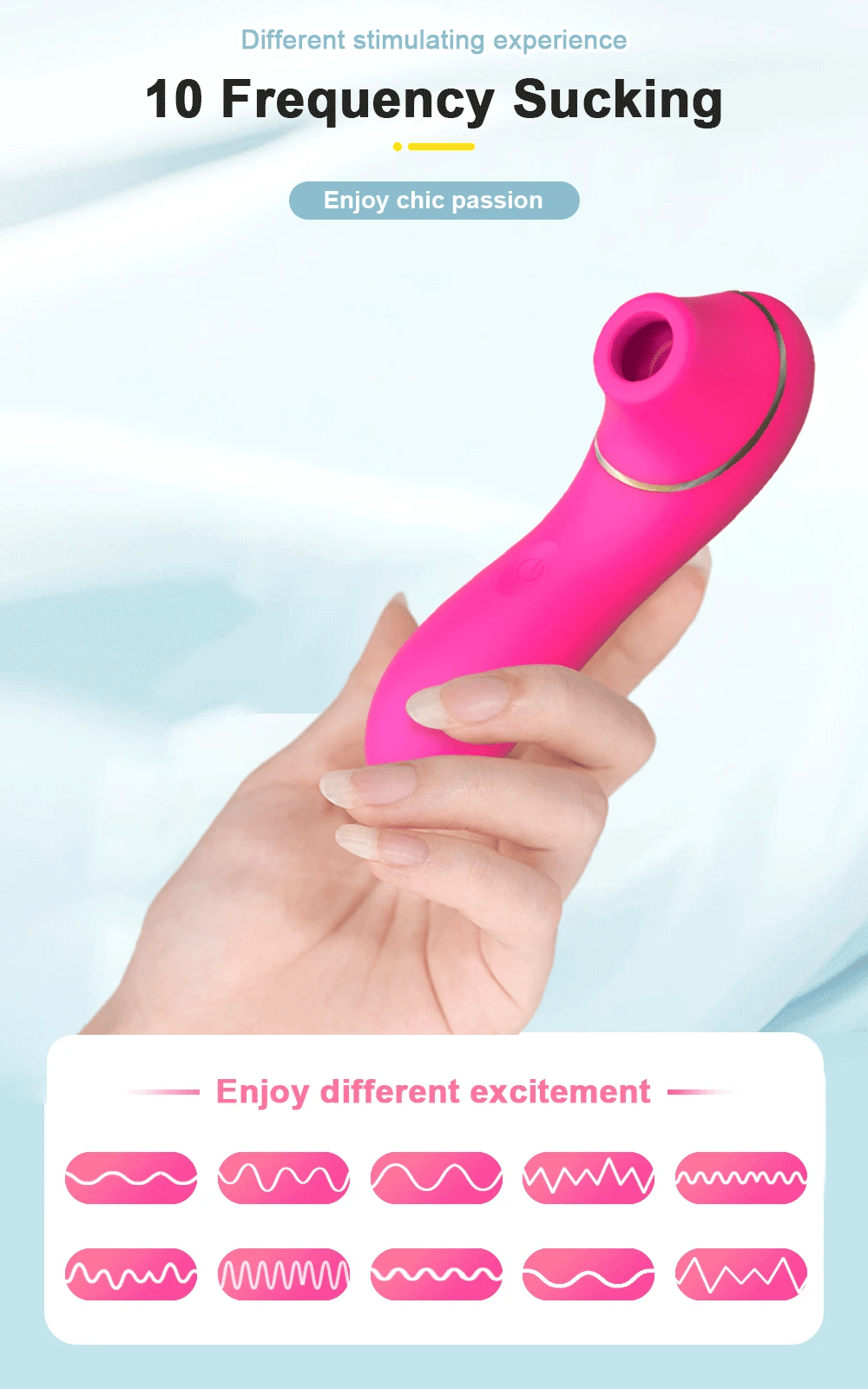 Mini Sucking Vibrator Female Clitoral G-spot Vagina Masturbator Oral Vacuum Nipple Massager Sex Toys Adults Goods for Women 18
