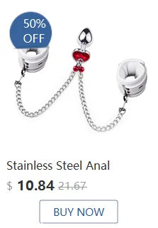 Bdsm Kit of Slave Bondage Handcuffs Backhand Binding Apertural Plug Anal Hook Bondage Toys for SM Sex Toy Couple Bundle Game 18+