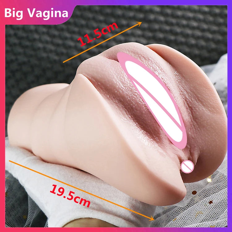 3 IN 1 Sex Toys Masturbation For Men Deep Throat Artificial Real Pussy Oral Male MasturbatorBlowjob Realistic Rubber Vagina