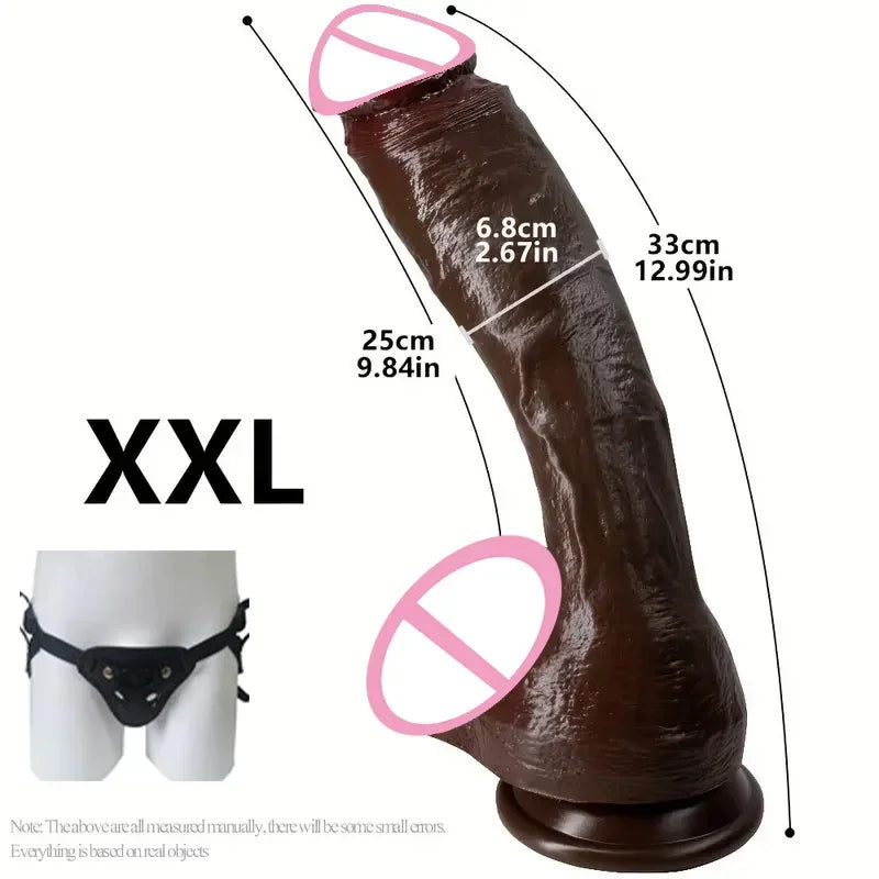 Oversized Realistic Dildo Huge Penis Penetration Anal Sex Toys For Women Masturbation Soft Dick Dildos Sexy Adult Sex Toy Gay