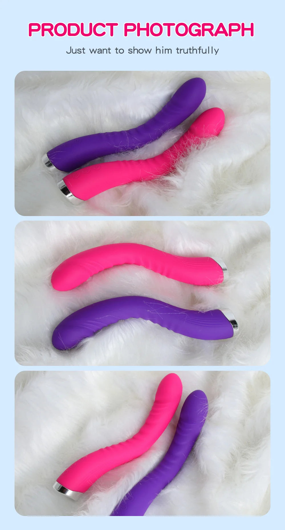 Long Vibrator Dildo Sex Toys For Women Powerful Vibro Magic Wand Clitoris And G Spot Stimulator Female Masturbation Adult Goods