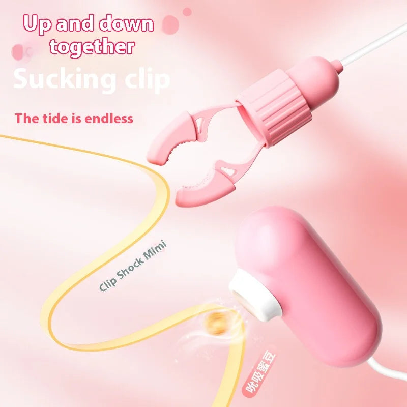 Adult Toys Milk Clip Clitoral Clamp Electric Suck Nipple High Tide Sex Toy Female Masturbation Device
