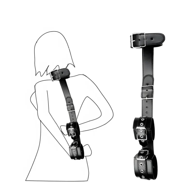 Collar de esposas Sexy BDSM, juegos para adultos, fetiche, coqueteo, cuerda de Bondage sexual Bdsm, Juguetes sexuales esclavo