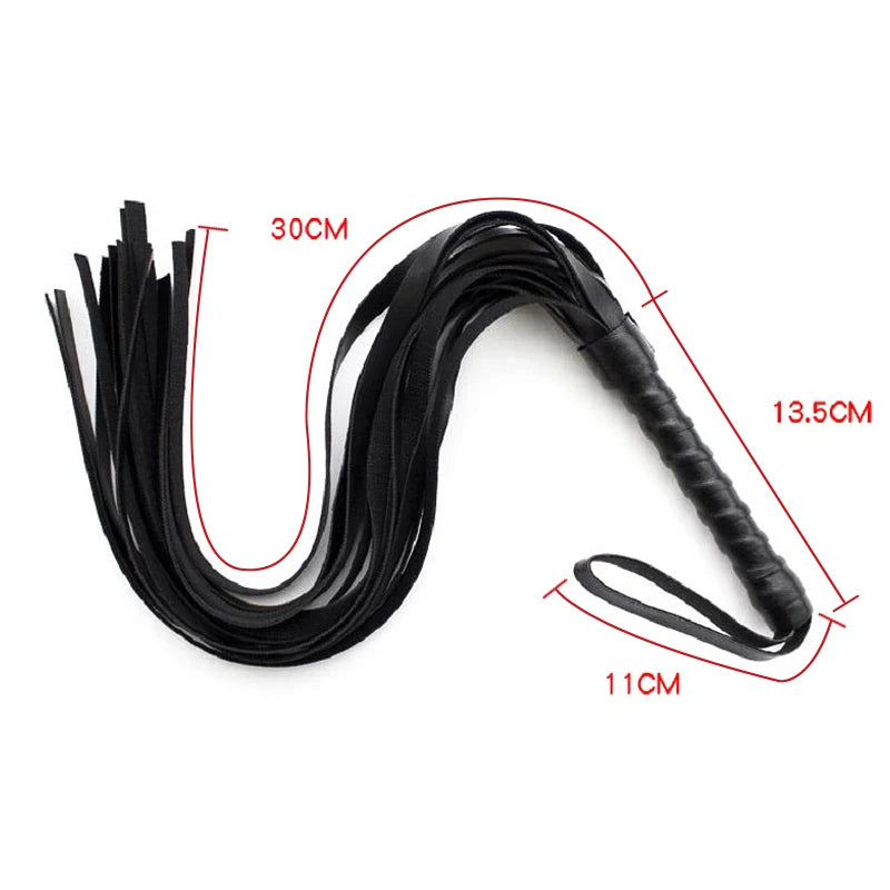 Bdsm Fun Sex Game Leather Whip Couple Role Play Slave Femdom Soft Whip Adult Supplies Flirt Sex Toys For Women Exotic Accessorie