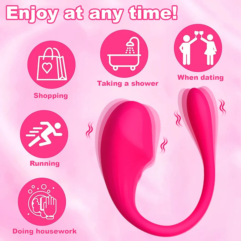 Couple Vibrator Sex Toys For Women Vagina Clitoris Stimulate Bluetooth APP Vibrator G-Spot Massage Female Masturbator Adults