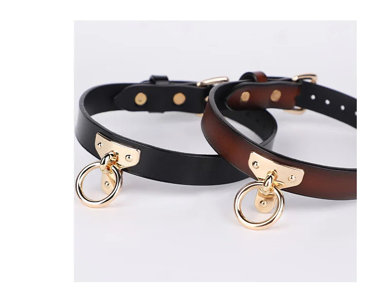 sm props bondage leather collar slave bed neck bondage with belt BDSM erotic sex toys women couple adult games