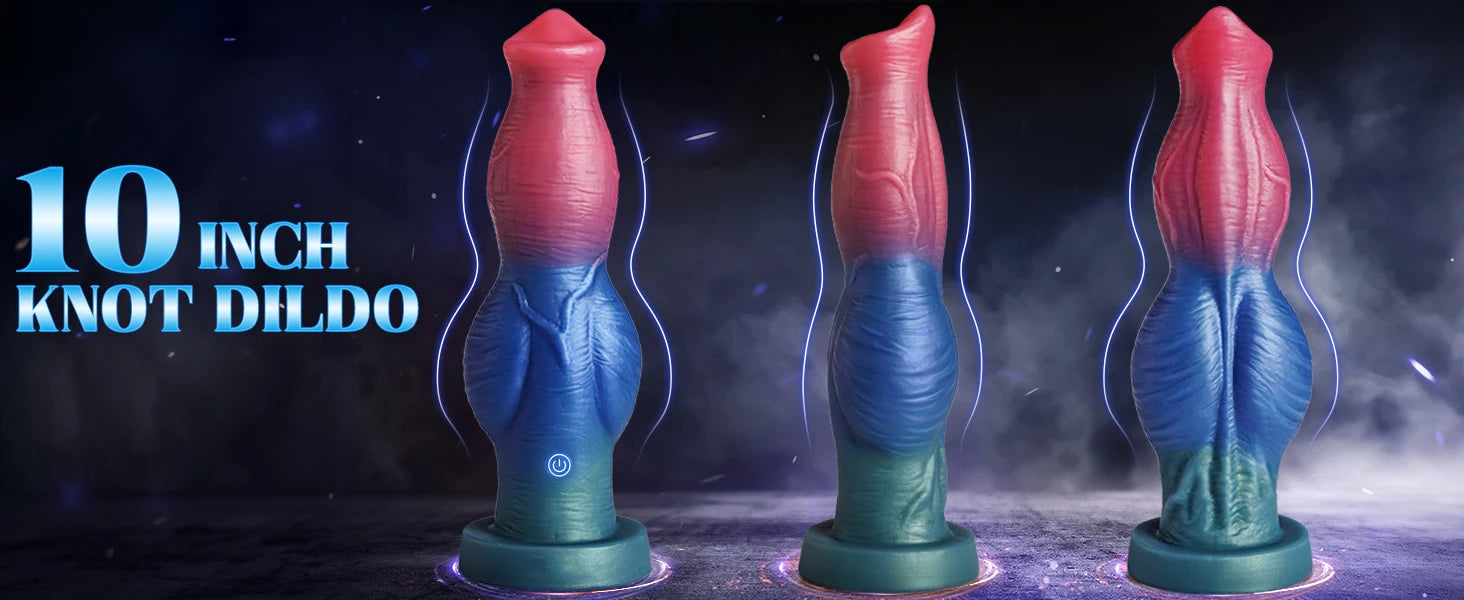 10 inch Thrusting Dildo Vibrator 7 Vibration & Thrust Modes Huge Monster Dildos G Spot Anal Toys with Remote Control for Women