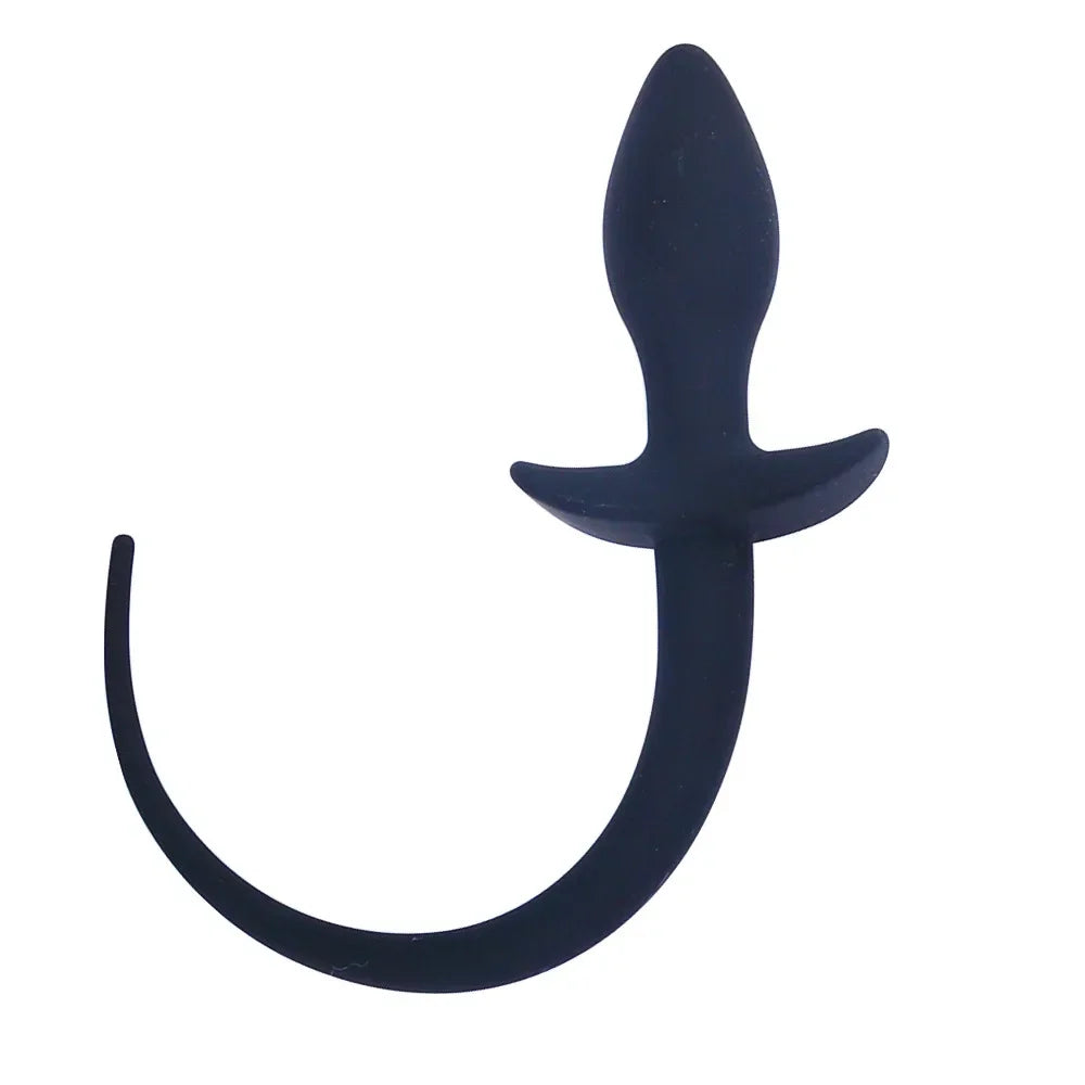 New Dog Tail G-spot Stimulator Women Men Gay Sex Game BDSM Erotic Butt Plug Adult Toys Sex Shop Prostate Massager Silicone Ring