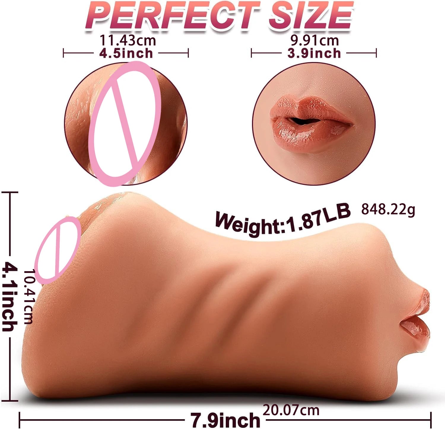 Sex Doll Toys Men 3D Realistic Pussy Real Vagina Sextoys Adult Product Male Pusssy Small Doll Masturbators Cup Masturbating Men