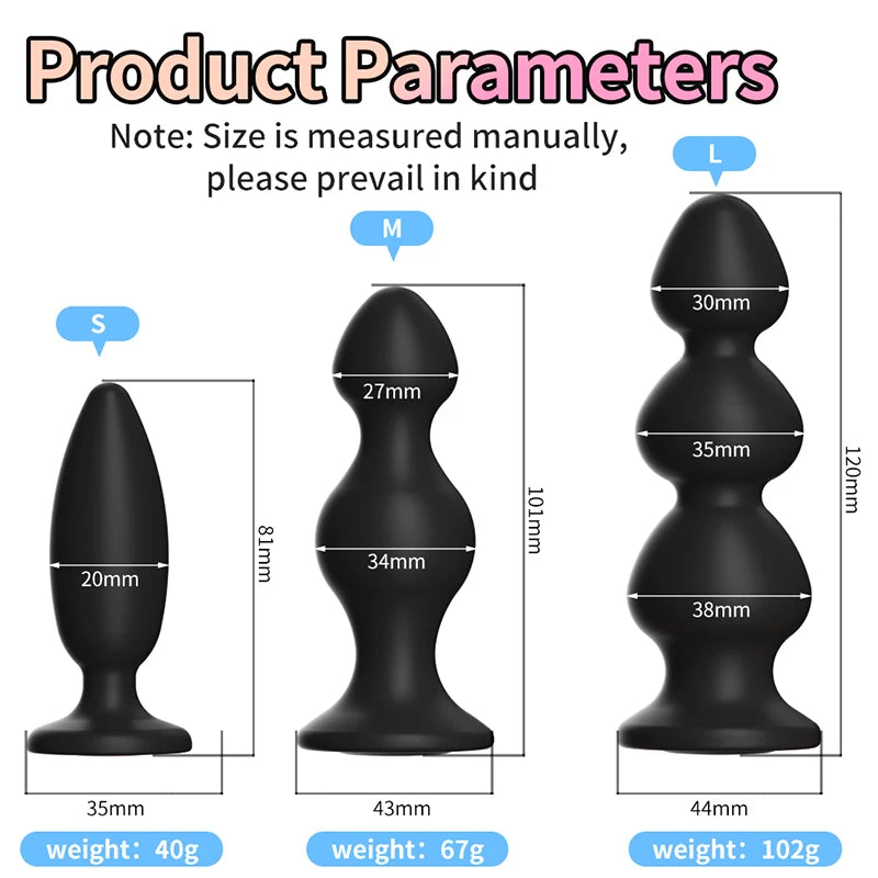 Silicone Anal Plug For Women Anal Vaginal Expander Bottom with colored diamonds Sex Toy Adults Games Couple Tool Erotic Products