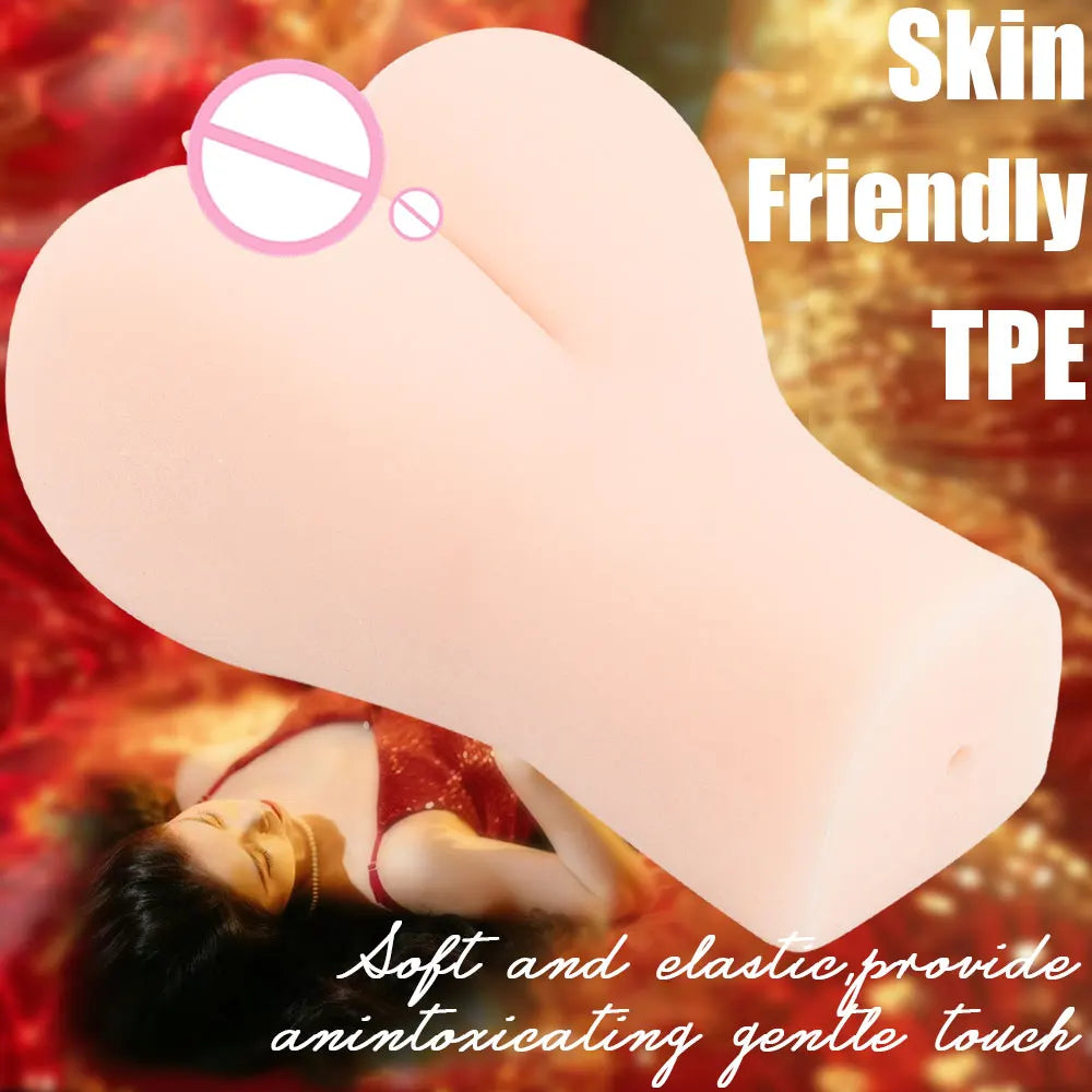 ZUIMAO Male Masturbator Adult Sex Toy with 3D Realistic Textured Pocket Pussy and Tight Anus Sex Doll Stroker for Sexy Adult Man
