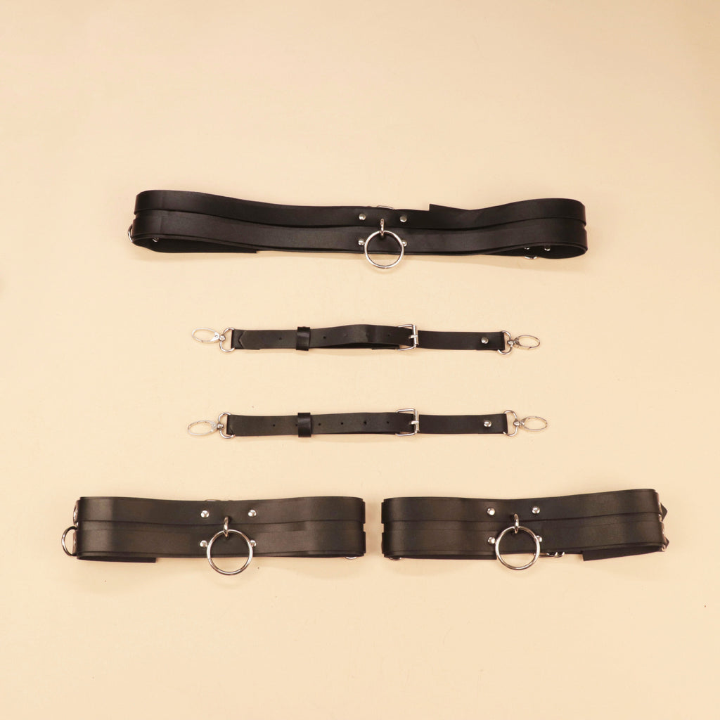 Sexy Bodys Lingerie Woman Leather Harness Bdsm Garter Belt Bondage Thigh Harness Seks Suspenders Strap Belt Stockings Female