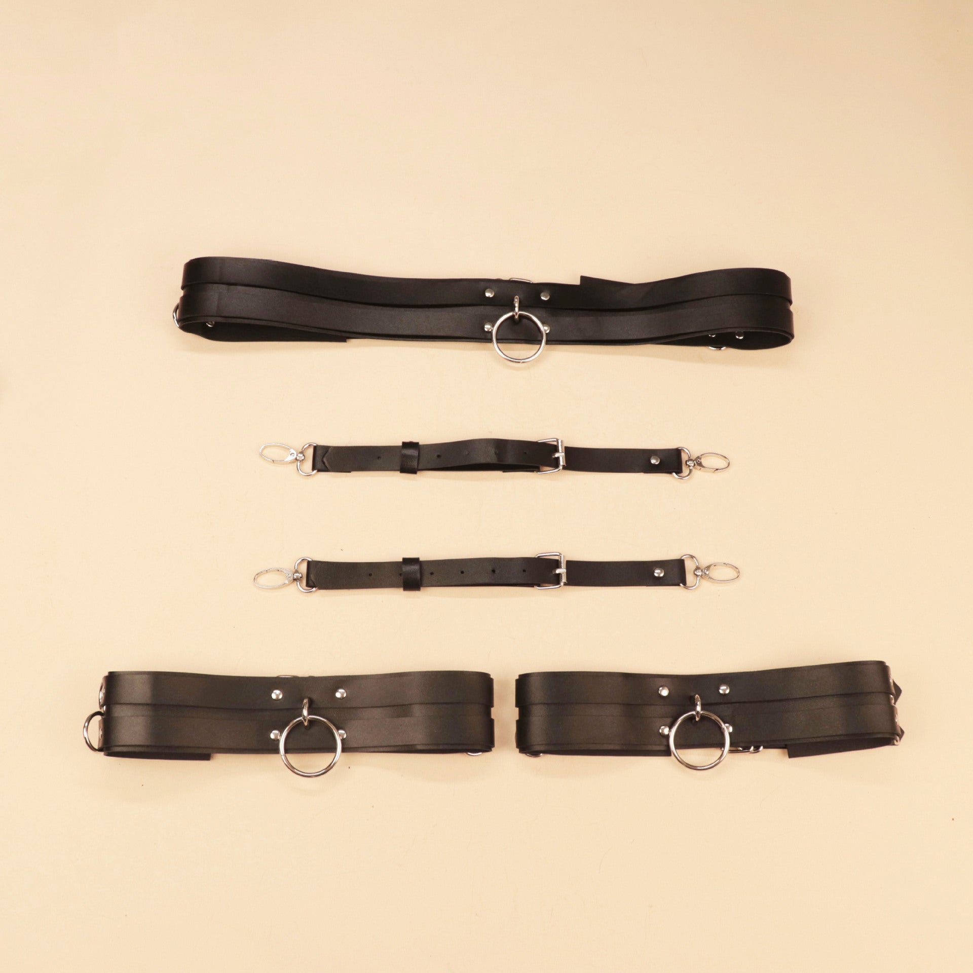 Sexy Bodys Lingerie Woman Leather Harness Bdsm Garter Belt Bondage Thigh Harness Seks Suspenders Strap Belt Stockings Female