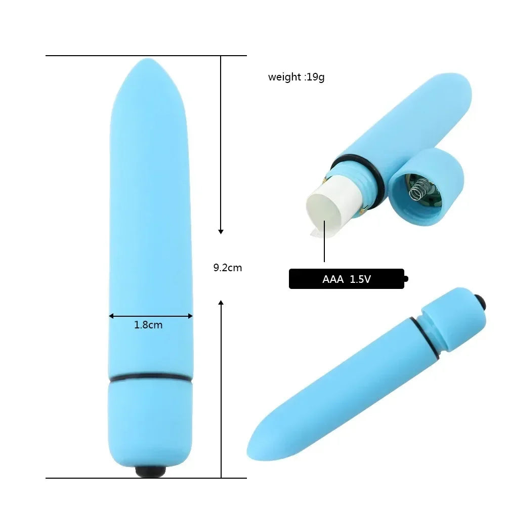 10 Speed Mini Bullet Vibrator for Women Waterproof Clitoris Stimulator Dildo Vibrators Vagina Sex Toys for Woman Sex Products
