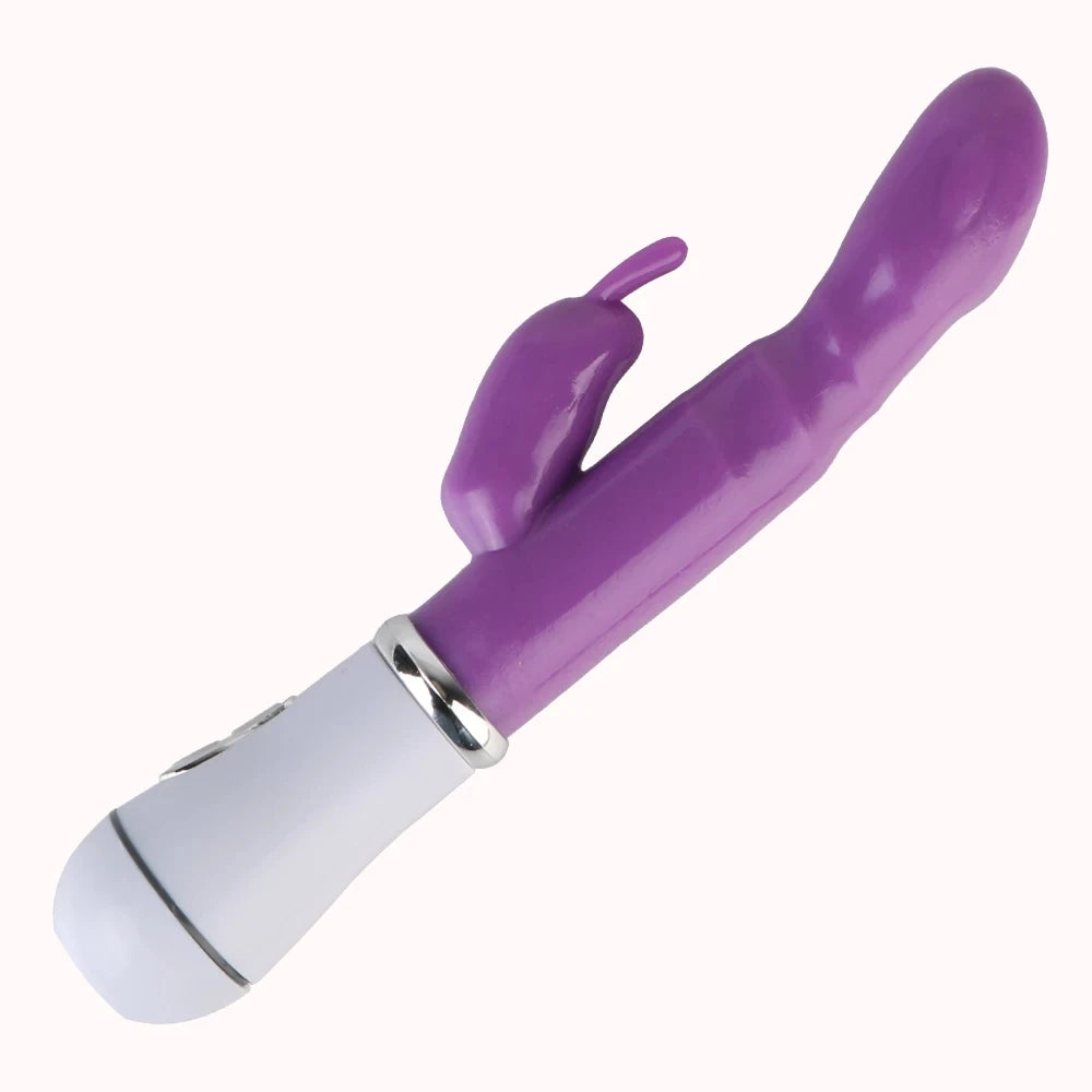 21cm Vibrating Dildo for Women Dual Stimulation Anal Butt Plug Clitoral/Vaginal Massager Adult Sex Toy for Female Masturbation