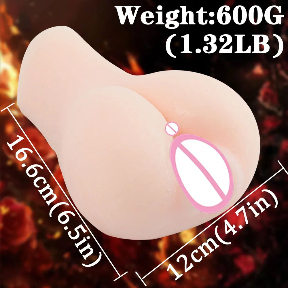 ZUIMAO Male Masturbator Adult Sex Toy with 3D Realistic Textured Pocket Pussy and Tight Anus Sex Doll Stroker for Sexy Adult Man