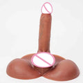 3D Realistic Penis Masturbator Body Dildo Thick Dick Big Penis with Real Testis Sex Doll Simulated Penis for Women Gay Lesbian