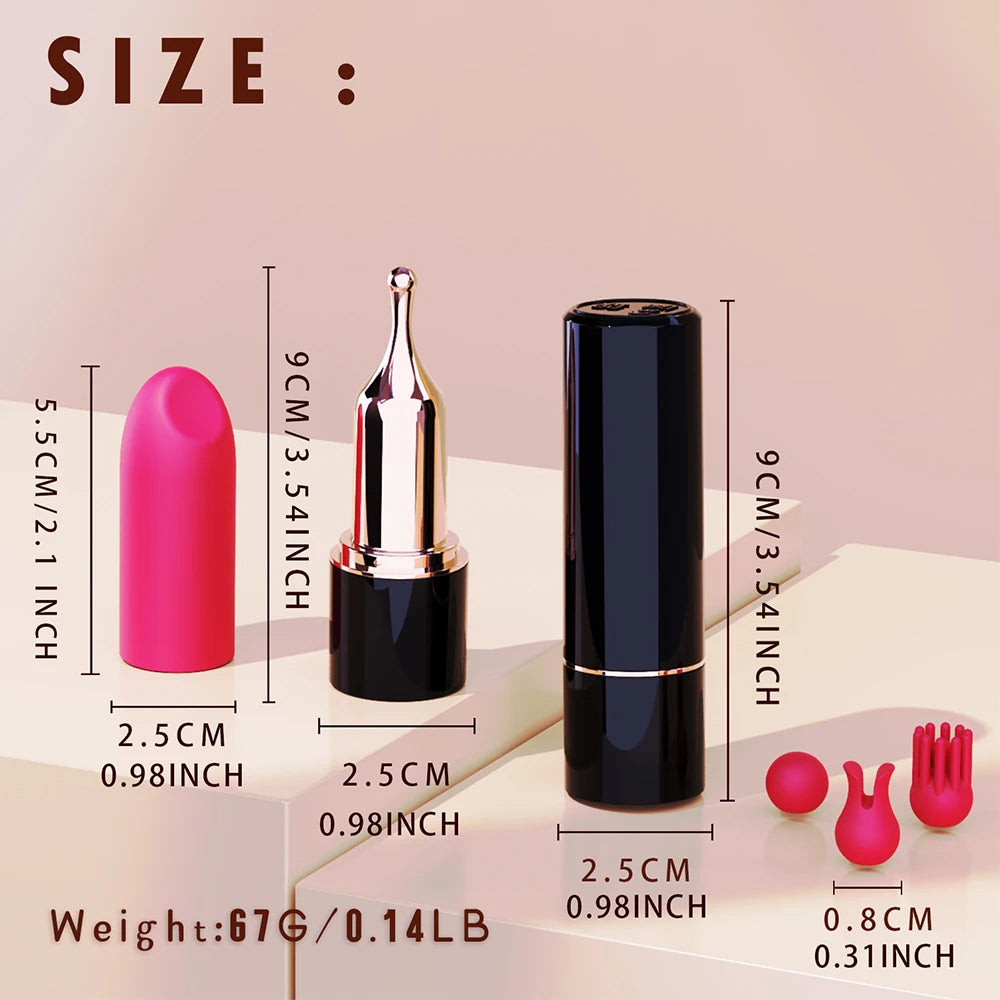 Adult Toys Mini Lipstick Vibrator for Women Masturbation Vibration Nipple Clitoral Vagina Stimulation Female Sex Toys Adults 18