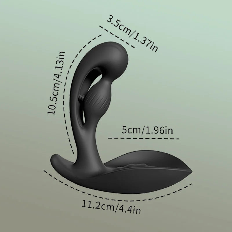 Male Prostate Massage Vibrator Anal Plug Vibrator 10 Modes Of Dual Vibration Male Masturbator Adult Sex Toys For Men