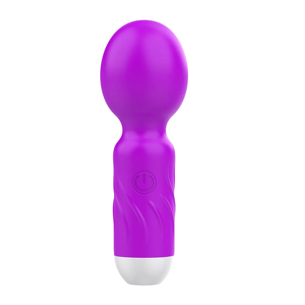 Mini AV Vibrator Magic Wand for Women Clitoris Stimulator USB Rechargeable Portable Silicone Massager Female Sex Toys