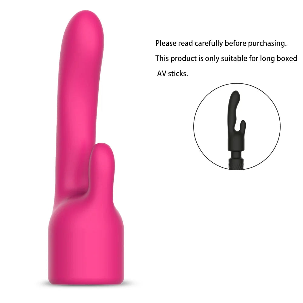Silicone Powerful AV Vibrator, Female Nipple Clitoris G-spot Stimulation Masturbator, Couples Adult Sexy Sex Toys, Sex Toys 18+