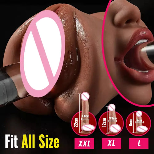 3 In 1 Pocket Pussy Real Vagina Male Masturbator Cup Oral Sex Tight Anus Blowjob Textured Masturbation Adult Sex Toy for Men