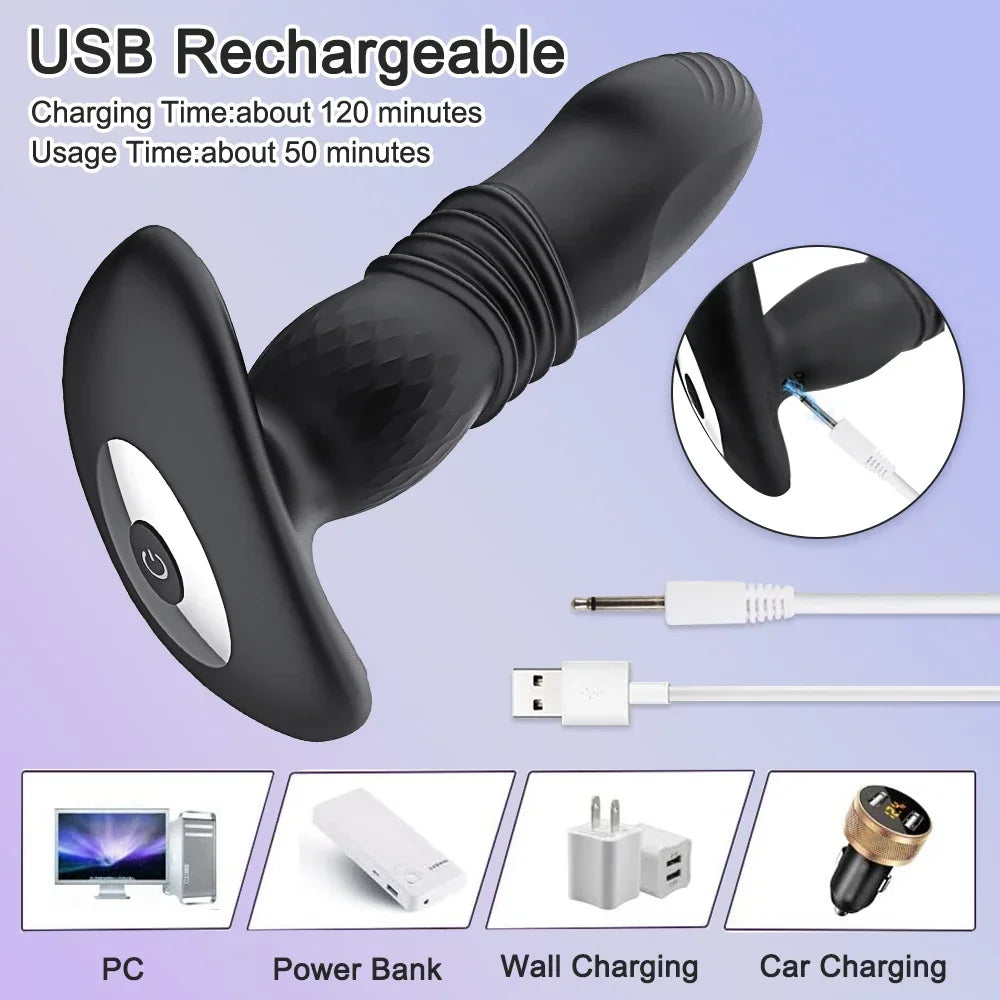 Sex Tooys for Men Vibrator Butt Plug Wireless Remote Prostate Massager Ass Adult Goods Sex Toys for Mens Women Butt Plug 18+