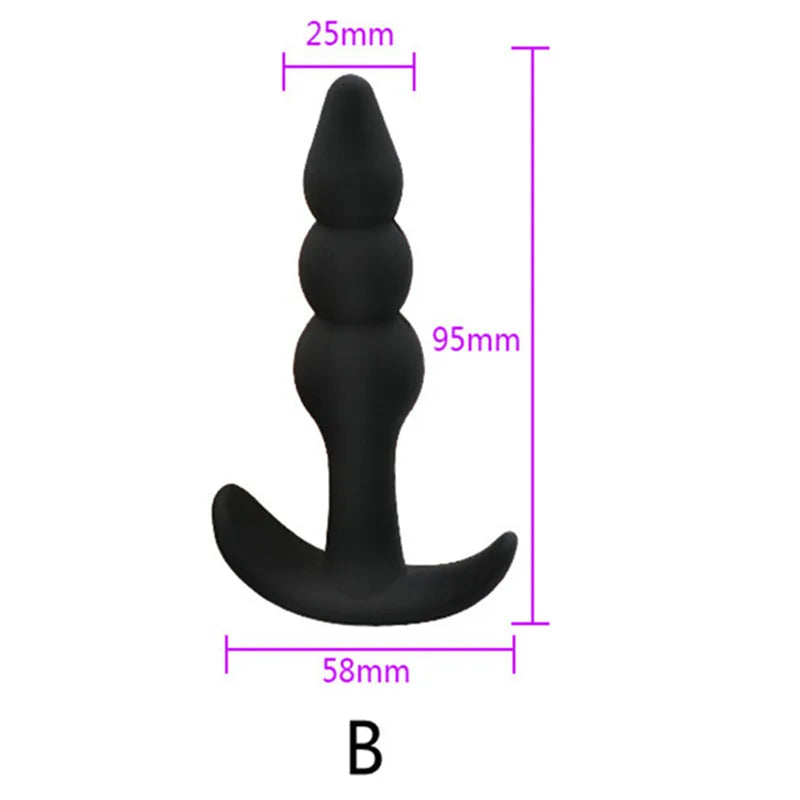 High Quality Soft Silicone Butt Plug Dildo Masturbation Anal Plug Gay Anal Dilator for Women Man Flirting Anal Massage Sex Toy