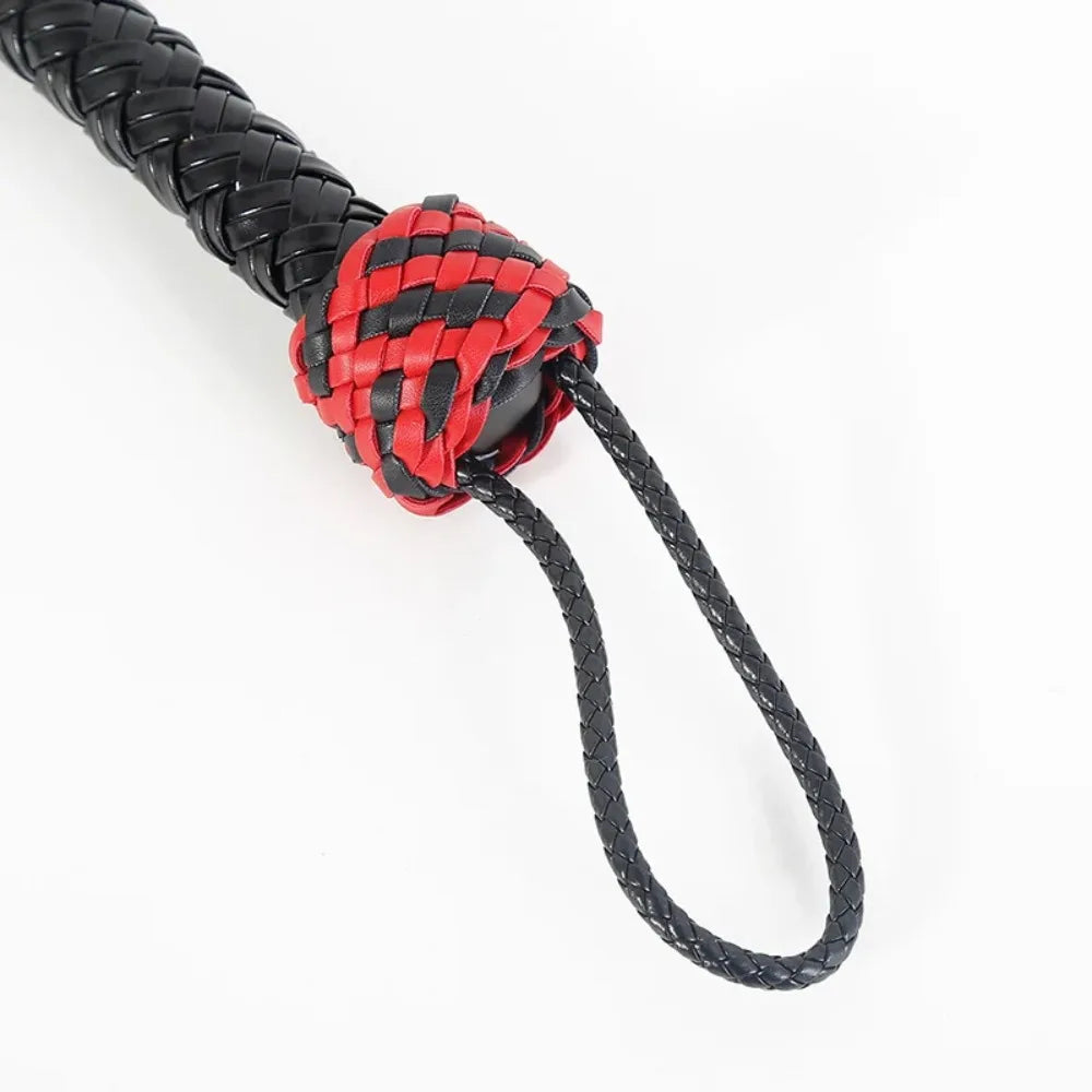Handmade Woven Rose Flower Leather Whip Leather Whip Loose Whip SM Toys Training Adult Toys sex machine sex machine sexshop