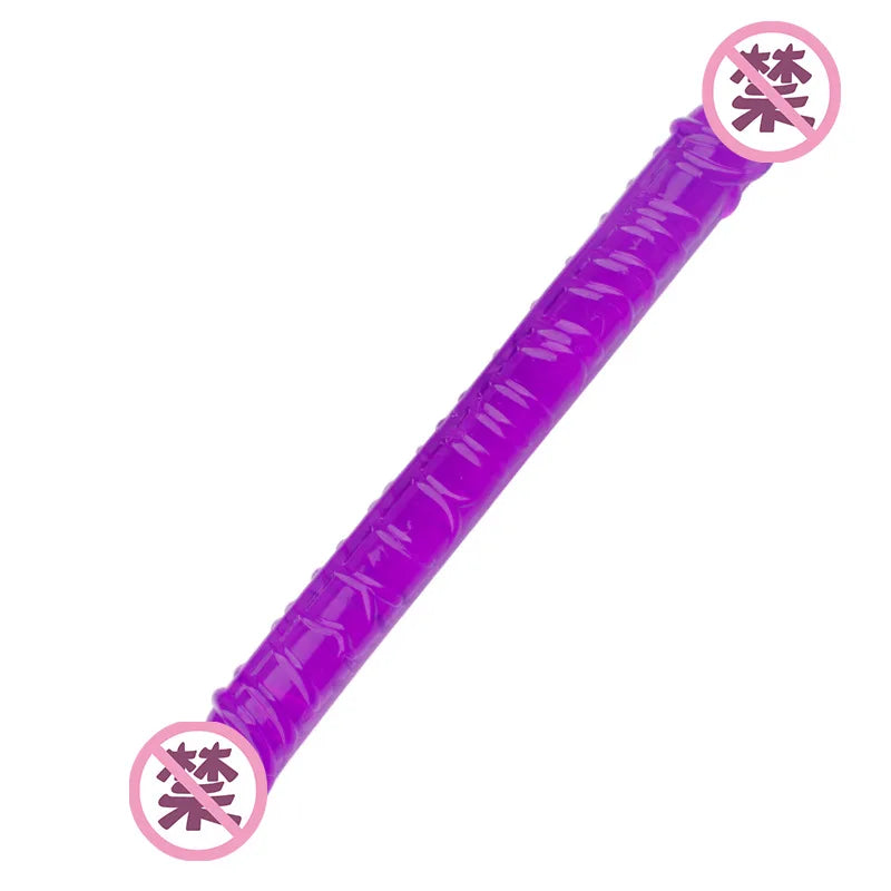Multi-Color Double Head Realistic Dildo Long Anal Play for Women Couple Ended Dildo Flexible Big Penis Adult Sex Toy for Lesbian