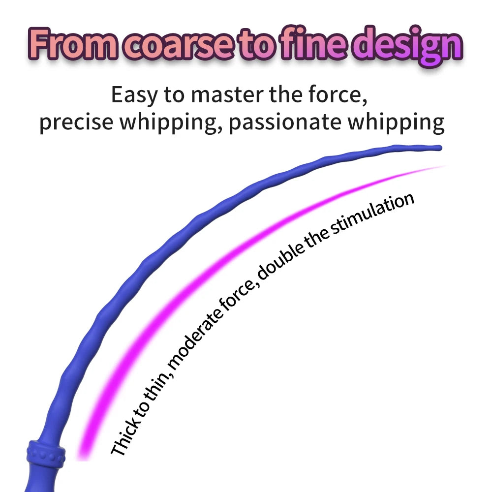 Silicone Riding Horse Whip Fetish BDSM Whip SM Adult Game Sexy Whip Erotic Sex Toys for Couple Flirting Sexy Accessories