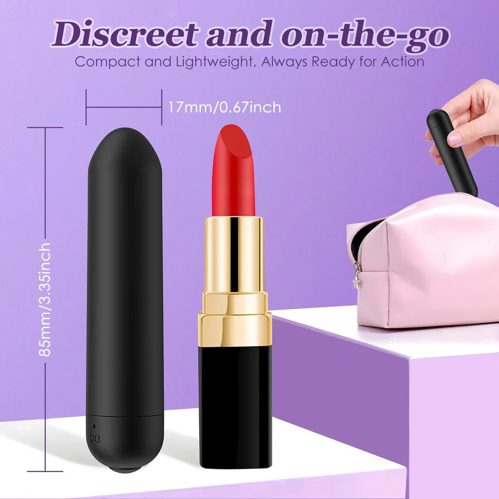 Mini Powerful Bullet Vibrator Women Clitoral Stimulator Vaginal G Spot Masturbation USB Charge Erotic Vibrators Adult Sex Toys
