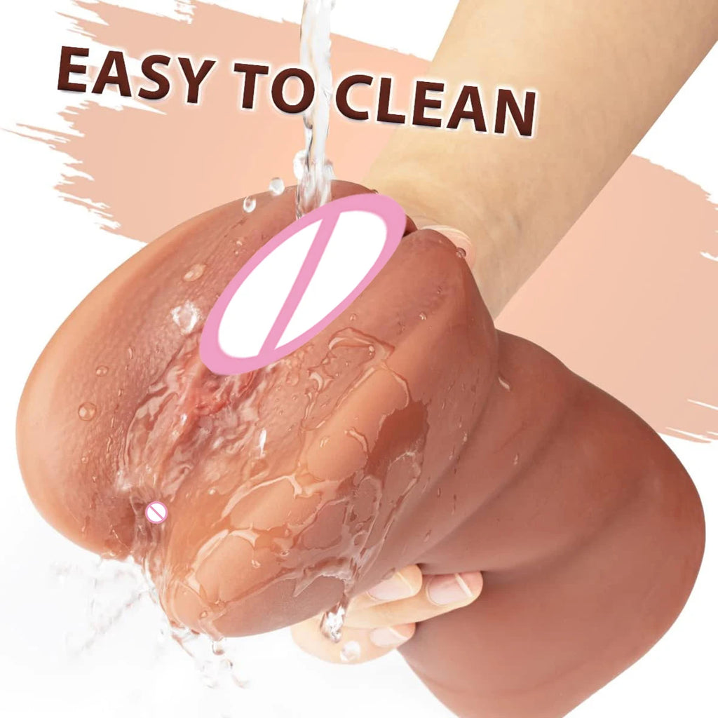 Realistic Vagina Lifelike Artiflcial Vaginal Anal Sex Doll Adult For Men Soft Pocket Pussy Male Blowjob Sex Toys Masturbator Cup