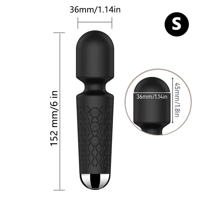 20 Modes Av Stick Vibrator Sex Toys For Women Clitoral Stimulation Massager G Spot Vibrator Masturbators Sexy Toys Adult Product