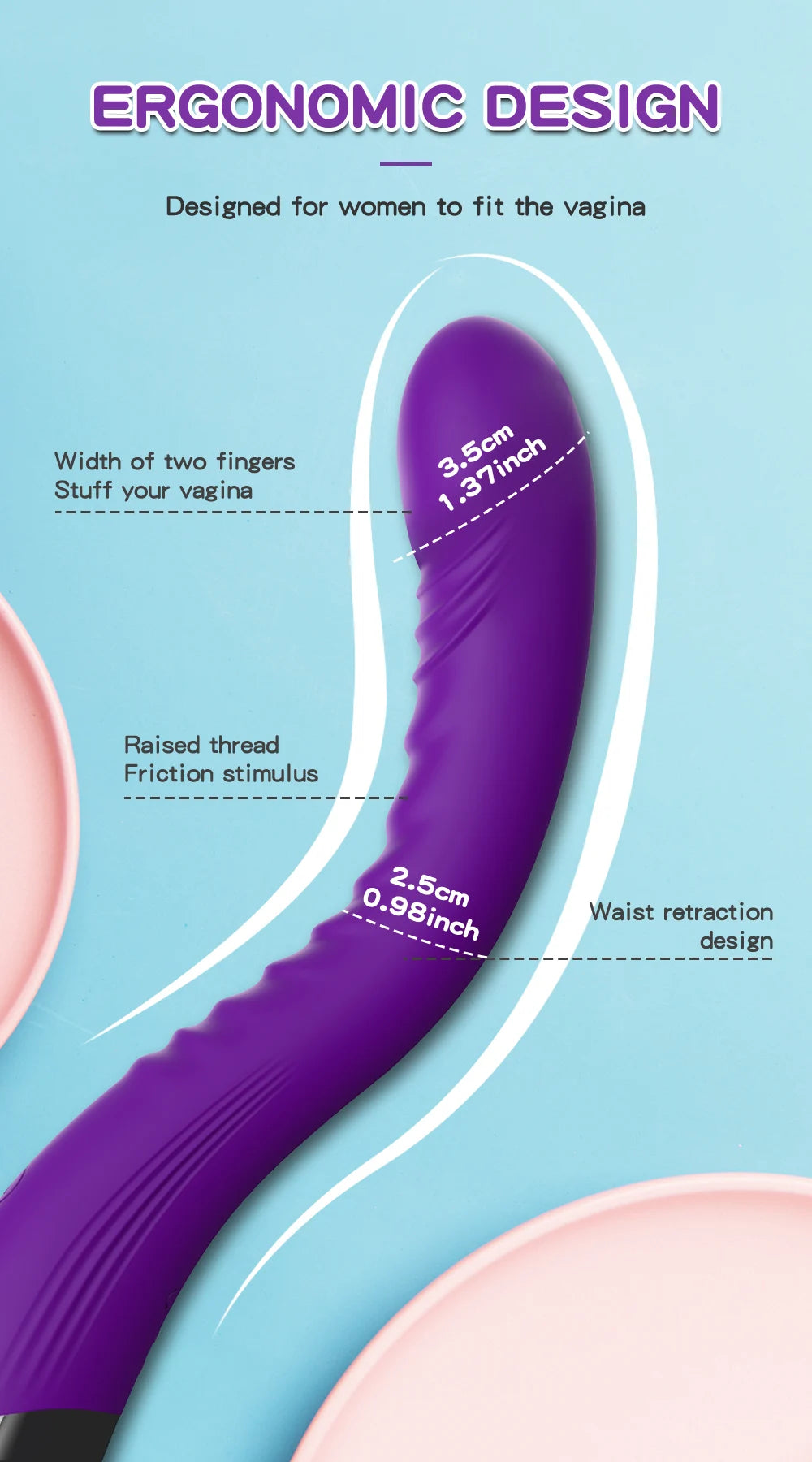 Long Vibrator Dildo Sex Toys For Women Powerful Vibro Magic Wand Clitoris And G Spot Stimulator Female Masturbation Adult Goods