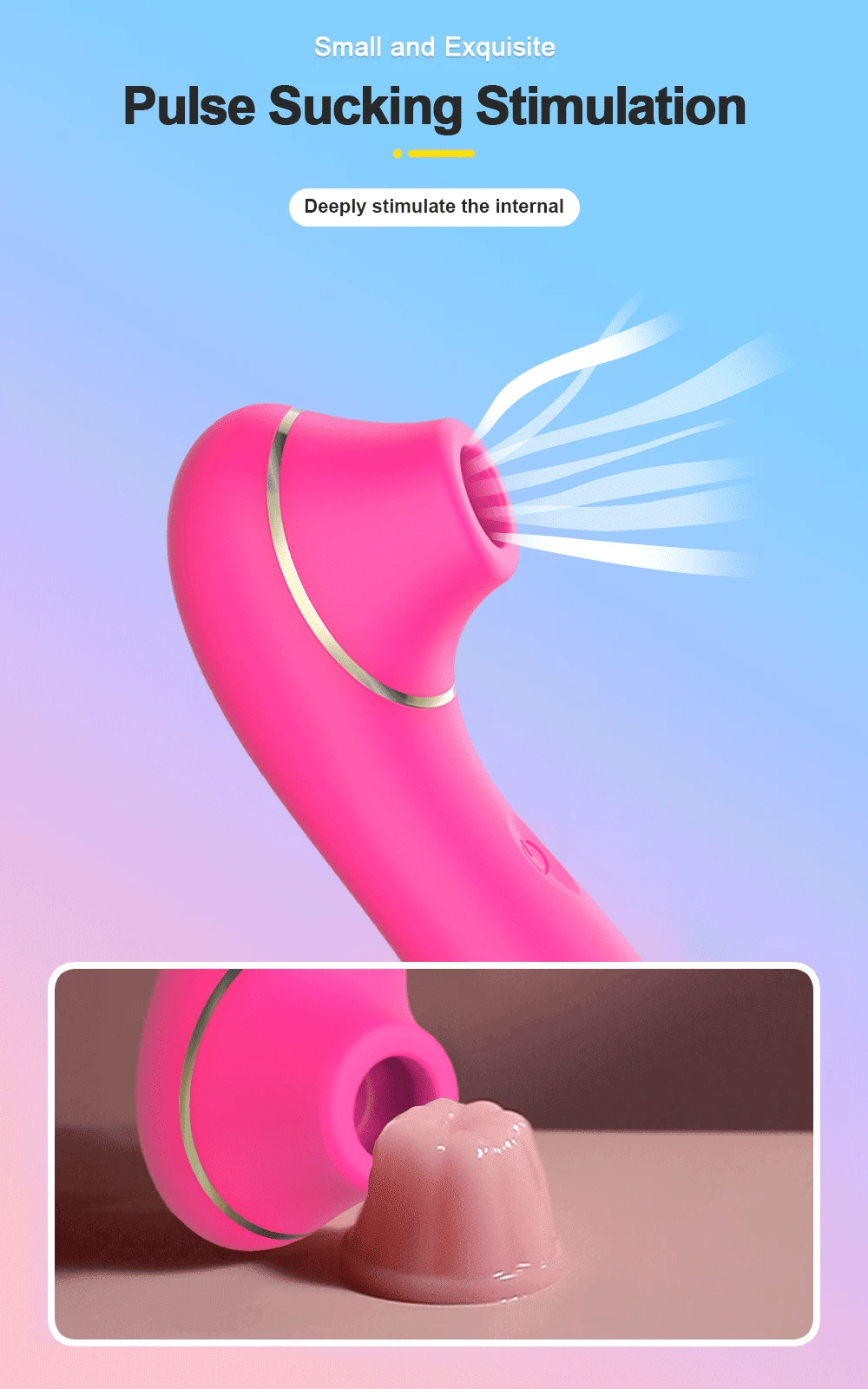 Mini Sucking Vibrator Female Clitoral G-spot Vagina Masturbator Oral Vacuum Nipple Massager Sex Toys Adults Goods for Women 18