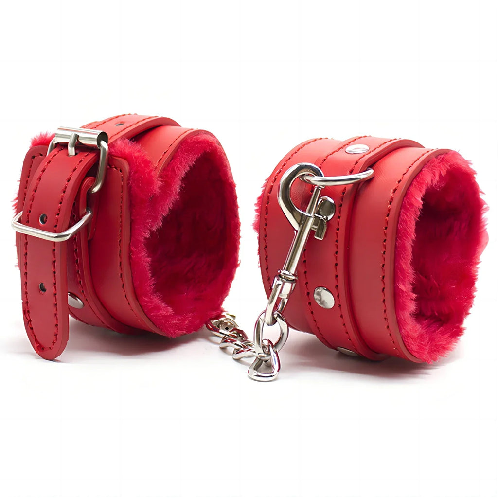 Sex Toys Handcuffs  PU Leather Restraints Bondage Cuffs Roleplay Tools Erotic Handcuffs for Couples GameSex Products Sexy