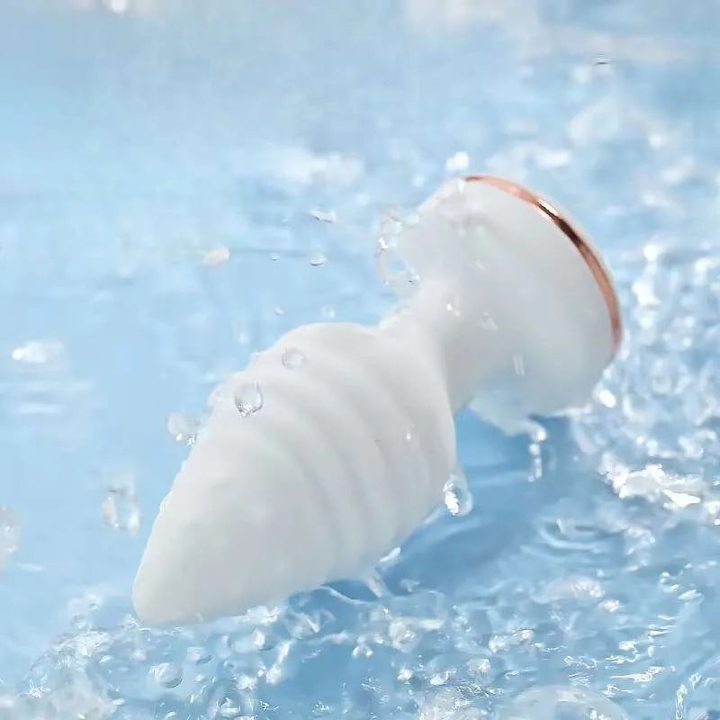 Fox Tail Anal Vibrator Butt Plug Replaceable Silicone Plugs Sex Adult Toys Flirting Tool For Couples SM Role Play Remote Control