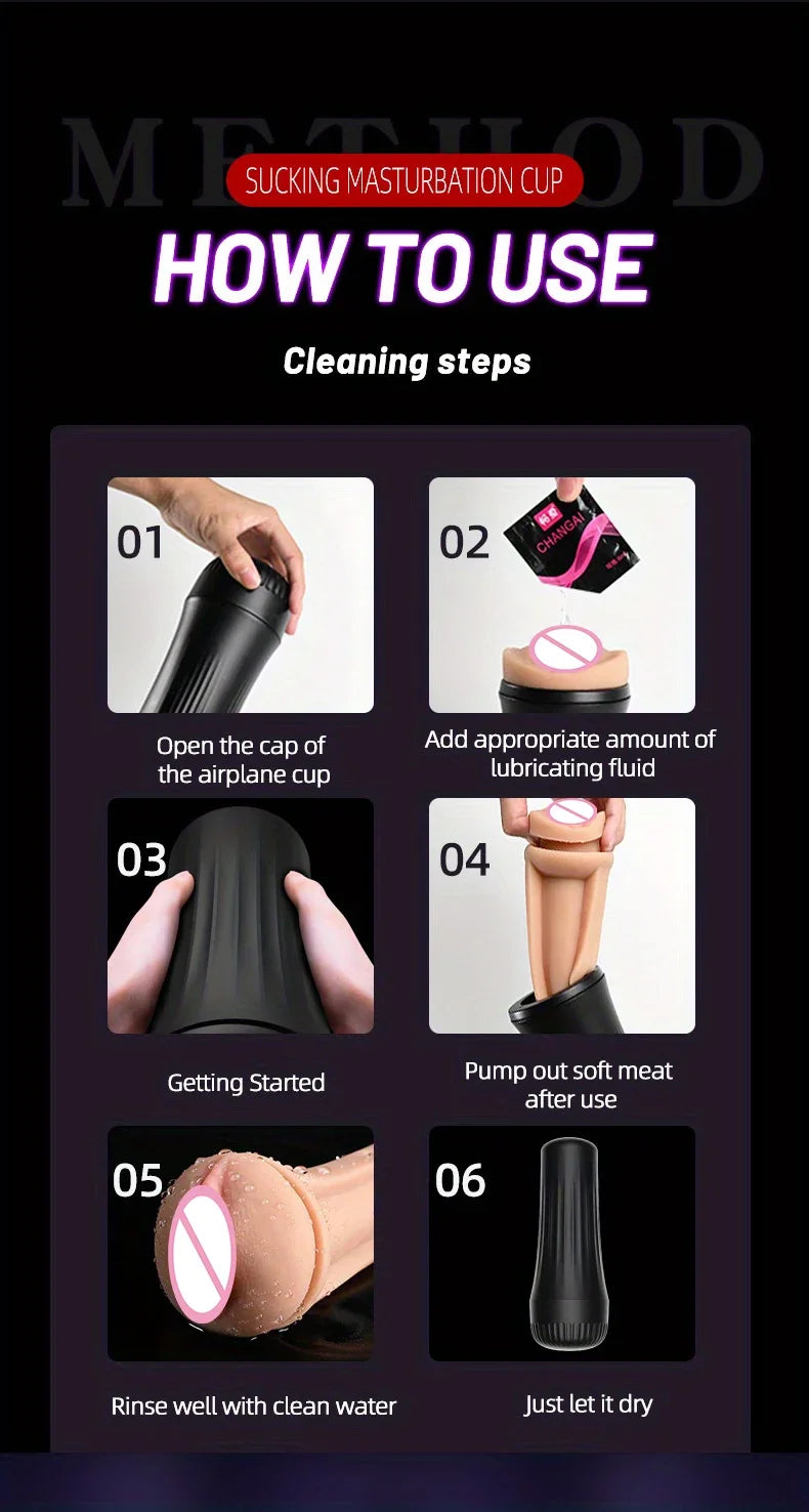 Realistic Vagina Male Masturbator TPE Soft Tight Pussy Erotic 18+ Adult Toys Sex Toys For Men Masturbatings machine Sex shop