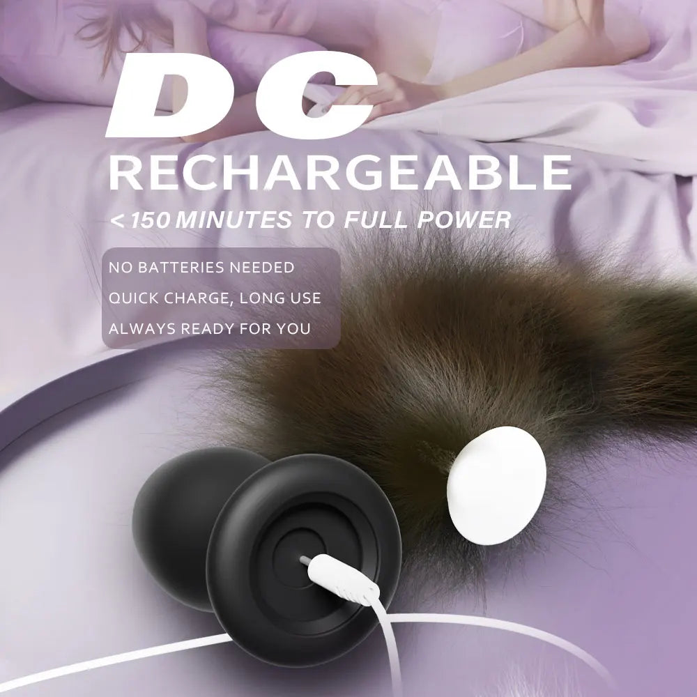 Anal Plug Sexy Fox Tail Vaginal Plug Dildo Masturbation Anal Vibrator Prostate Massager Female Masturbator Anal Masturbating