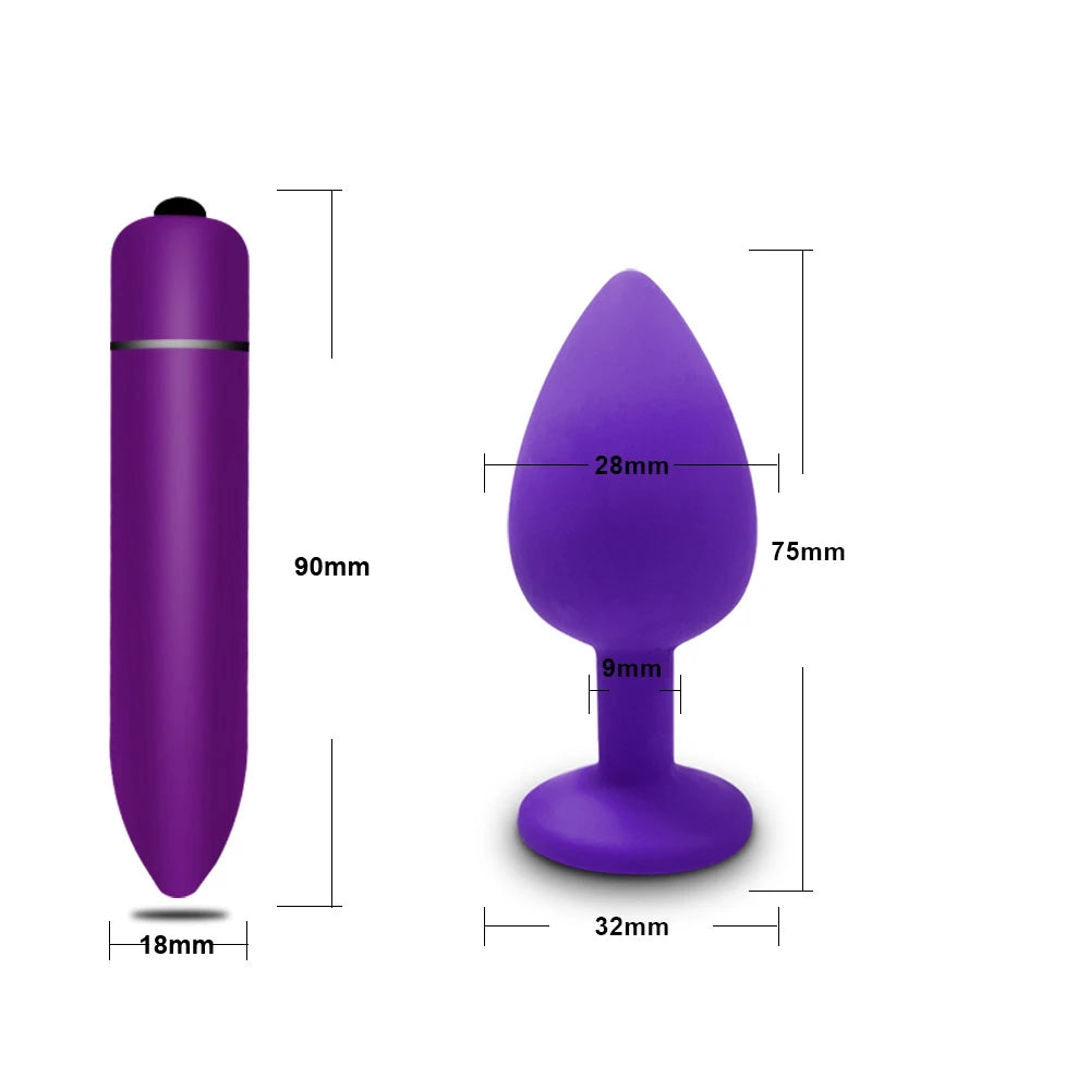 10 Speeds Mini Bullet Vibrator Massager Vagina Vibrator Erotic Masturbator Female Clitoris Stimulator Sex Toy for Women Anal Toy