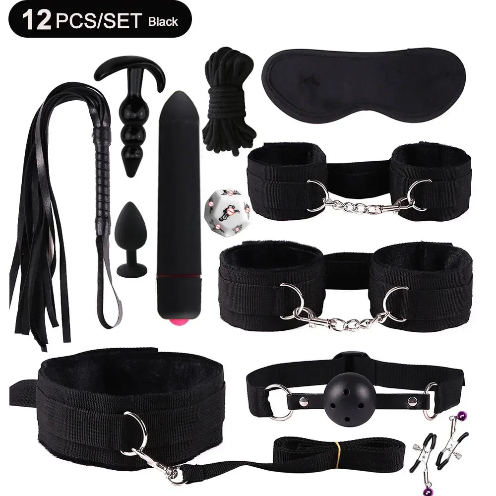 Sex toys for women BDSM sexual couples kit erotic accessories handcuffs for session Anal plug sex game Adult Sexy Toys sexy shop