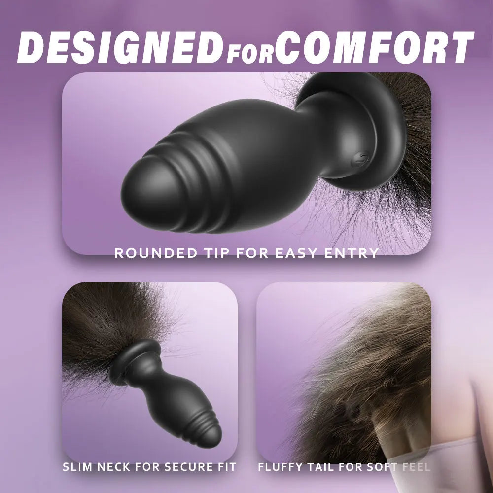 Anal Plug Sexy Fox Tail Vaginal Plug Dildo Masturbation Anal Vibrator Prostate Massager Female Masturbator Anal Masturbating