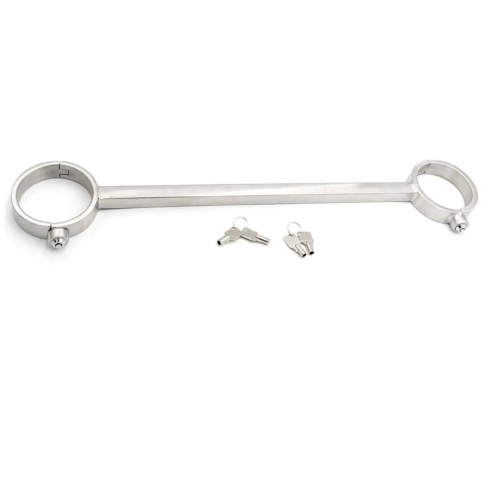 Stainless Steel Spreader Bar Lockable Hand Ankle BDSM Bondage Cuffs Adult Games Restraints Handcuffs Sex Toys For Couples Woman