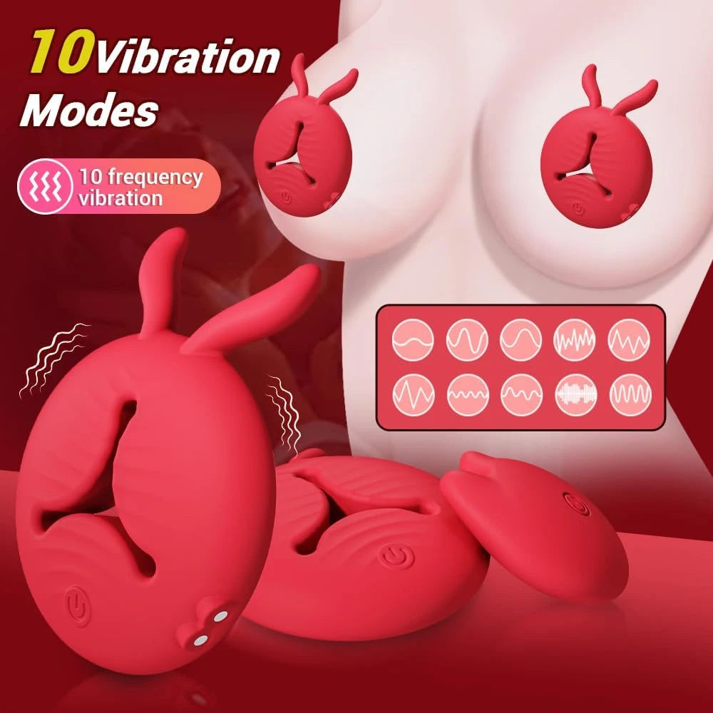 Nipple Vibrator Toys Sex APP Remote Control Adult Toys BDSM Toys 1 Pair of Female Vibrator Nipple Toy With