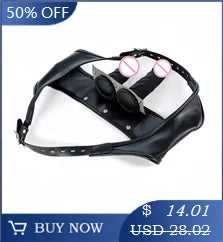 BDSM Strait Jacket / Armbinder,Leather Deluxe Arm Binder Restraint,Behind Back Bondage Gloves,Sex Toys For Couples