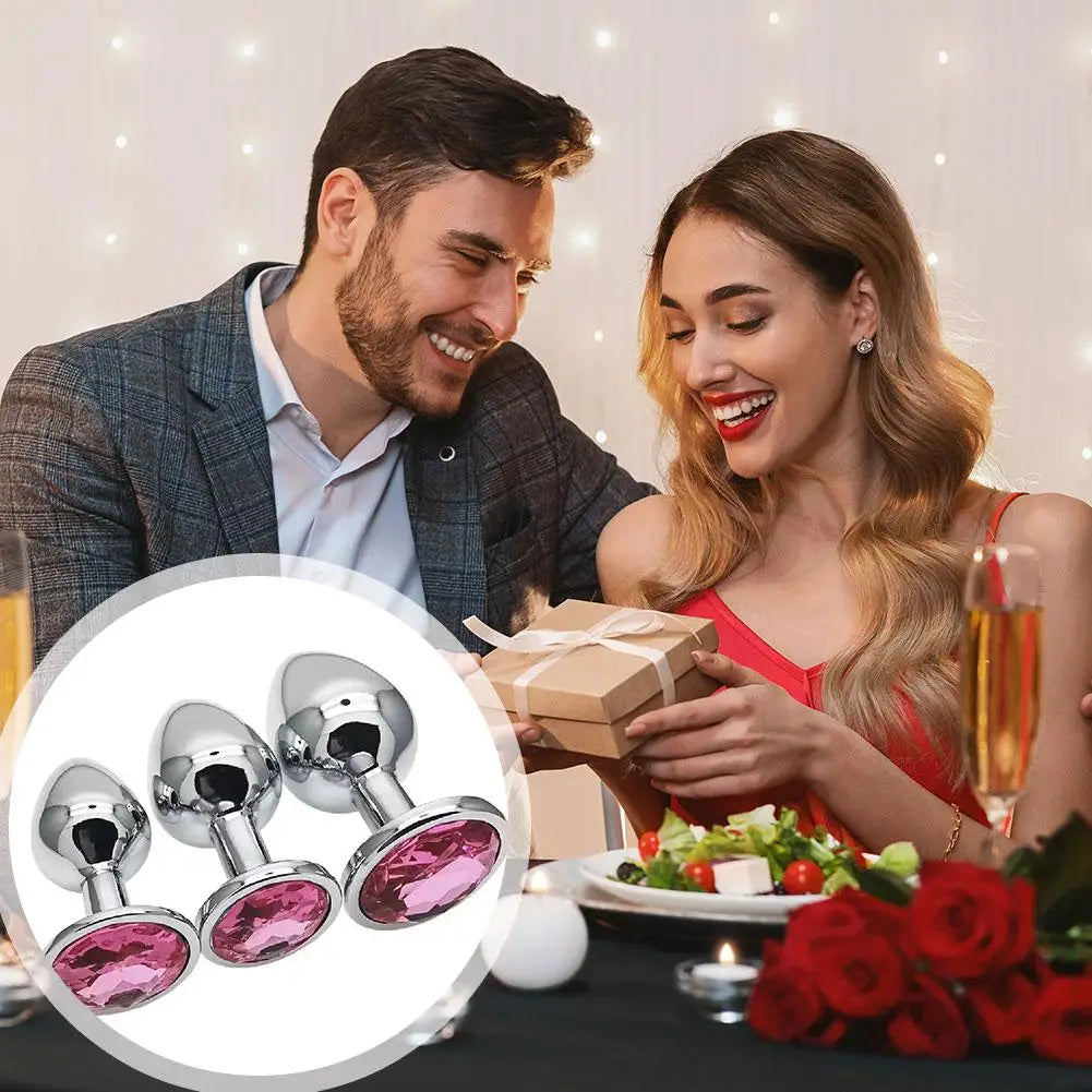 Anal Plug Waterproof Stainless Steel Smooth Touch Anal Buttplug Sex Toys Sex Products Men/Women/gay Sex Toys Butt Dilator Care